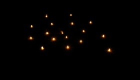 Světelná spirála úplněk leden 2011 Rituál rozloučení s naší milovanou Ťapkou